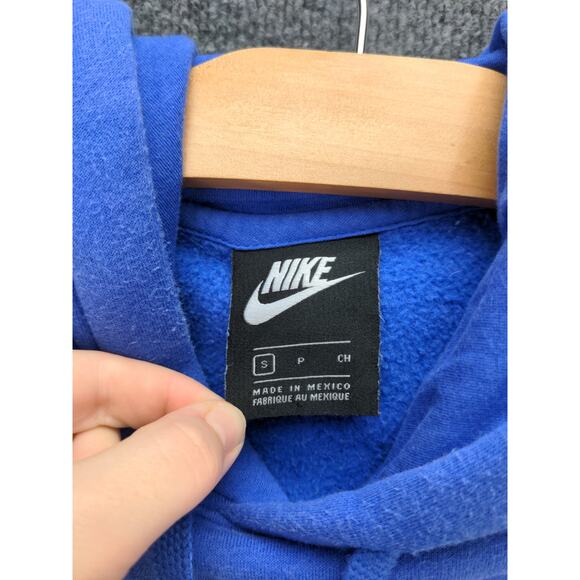 Nike Urban Jungle Gym Color Block Blue Yellow Hoodie Sz S 336328-46b 21.5W 26.5L - Picture 7 of 10